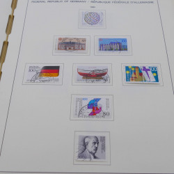 Collection timbres d'Allemagne RFA 1975-1993 oblitéré complet en album Safe.