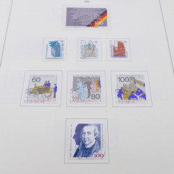 Collection timbres d'Allemagne RFA 1975-1993 oblitéré complet en album Safe.