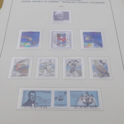 Collection timbres d'Allemagne RFA 1975-1993 oblitéré complet en album Safe.