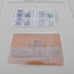 Collection timbres d'Allemagne RFA 1975-1993 oblitéré complet en album Safe.