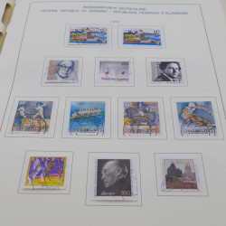 Collection timbres d'Allemagne RFA 1975-1993 oblitéré complet en album Safe.