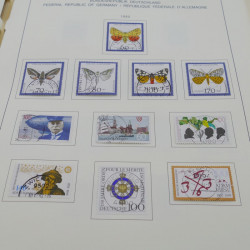 Collection timbres d'Allemagne RFA 1975-1993 oblitéré complet en album Safe.