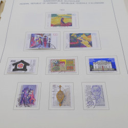 Collection timbres d'Allemagne RFA 1975-1993 oblitéré complet en album Safe.