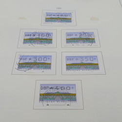 Collection timbres d'Allemagne RFA 1975-1993 oblitéré complet en album Safe.