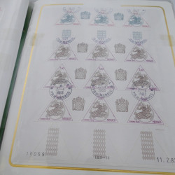 Lot massif de timbres de Monaco neufs et oblitérés en 6 albums.