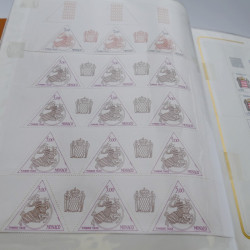 Lot massif de timbres de Monaco neufs et oblitérés en 6 albums.