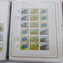 Lot massif de timbres de Monaco neufs et oblitérés en 6 albums.