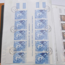 Lot massif de timbres de Monaco neufs et oblitérés en 6 albums.