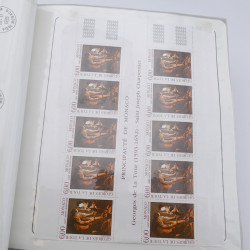 Lot massif de timbres de Monaco neufs et oblitérés en 6 albums.