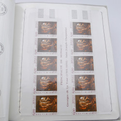 Lot massif de timbres de Monaco neufs et oblitérés en 6 albums.
