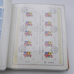 Lot massif de timbres de Monaco neufs et oblitérés en 6 albums.