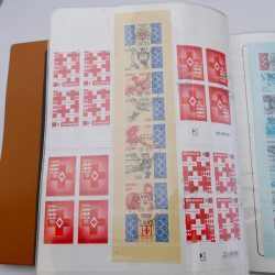 Lot massif de timbres de Monaco neufs et oblitérés en 6 albums.