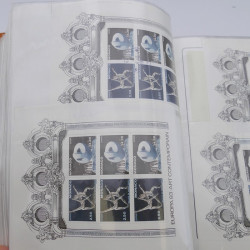 Lot massif de timbres de Monaco neufs et oblitérés en 6 albums.