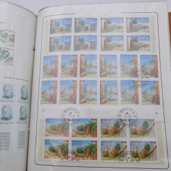 Lot massif de timbres de Monaco neufs et oblitérés en 6 albums.