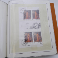 Lot massif de timbres de Monaco neufs et oblitérés en 6 albums.