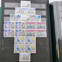 Lot massif de timbres de Monaco neufs et oblitérés en 6 albums.