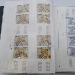 Lot massif de timbres de Monaco neufs et oblitérés en 6 albums.