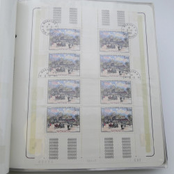 Lot massif de timbres de Monaco neufs et oblitérés en 6 albums.
