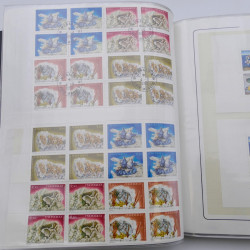 Lot massif de timbres de Monaco neufs et oblitérés en 6 albums.