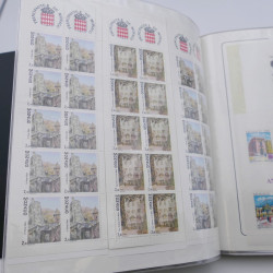 Lot massif de timbres de Monaco neufs et oblitérés en 6 albums.