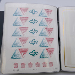 Lot massif de timbres de Monaco neufs et oblitérés en 6 albums.