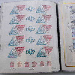 Lot massif de timbres de Monaco neufs et oblitérés en 6 albums.
