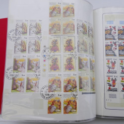 Lot massif de timbres de Monaco neufs et oblitérés en 6 albums.