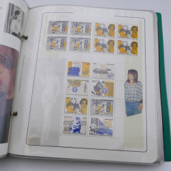Lot massif de timbres de Monaco neufs et oblitérés en 6 albums.