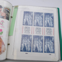 Lot massif de timbres de Monaco neufs et oblitérés en 6 albums.