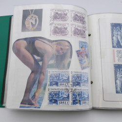 Lot massif de timbres de Monaco neufs et oblitérés en 6 albums.