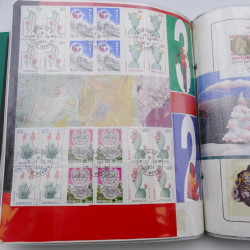 Lot massif de timbres de Monaco neufs et oblitérés en 6 albums.