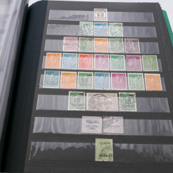 Lot massif de timbres d'Allemagne neufs et oblitérés en 6 albums.