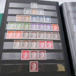Lot massif de timbres d'Allemagne neufs et oblitérés en 6 albums.