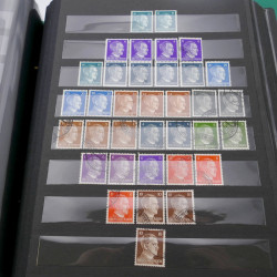Lot massif de timbres d'Allemagne neufs et oblitérés en 6 albums.