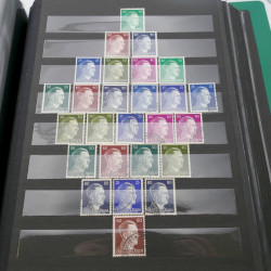 Lot massif de timbres d'Allemagne neufs et oblitérés en 6 albums.
