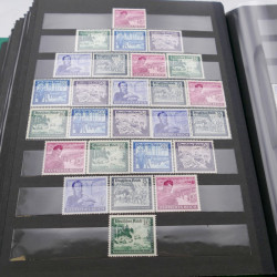 Lot massif de timbres d'Allemagne neufs et oblitérés en 6 albums.