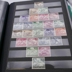 Lot massif de timbres d'Allemagne neufs et oblitérés en 6 albums.