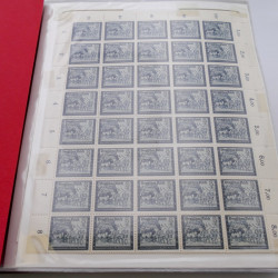 Lot massif de timbres d'Allemagne neufs et oblitérés en 6 albums.
