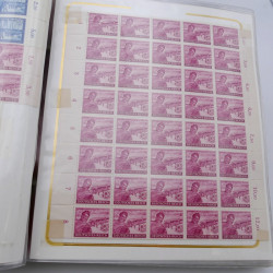 Lot massif de timbres d'Allemagne neufs et oblitérés en 6 albums.