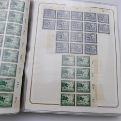 Lot massif de timbres d'Allemagne neufs et oblitérés en 6 albums.