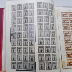 Lot massif de timbres d'Allemagne neufs et oblitérés en 6 albums.
