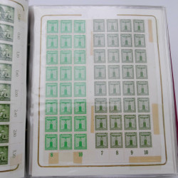 Lot massif de timbres d'Allemagne neufs et oblitérés en 6 albums.