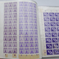 Lot massif de timbres d'Allemagne neufs et oblitérés en 6 albums.