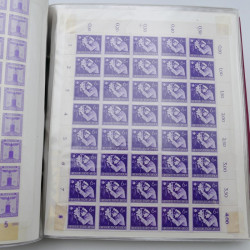Lot massif de timbres d'Allemagne neufs et oblitérés en 6 albums.