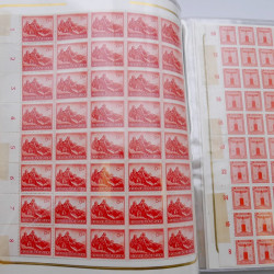 Lot massif de timbres d'Allemagne neufs et oblitérés en 6 albums.