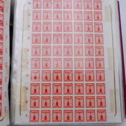 Lot massif de timbres d'Allemagne neufs et oblitérés en 6 albums.