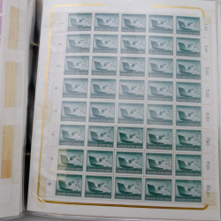 Lot massif de timbres d'Allemagne neufs et oblitérés en 6 albums.