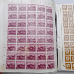 Lot massif de timbres d'Allemagne neufs et oblitérés en 6 albums.