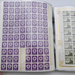 Lot massif de timbres d'Allemagne neufs et oblitérés en 6 albums.