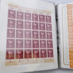 Lot massif de timbres d'Allemagne neufs et oblitérés en 6 albums.